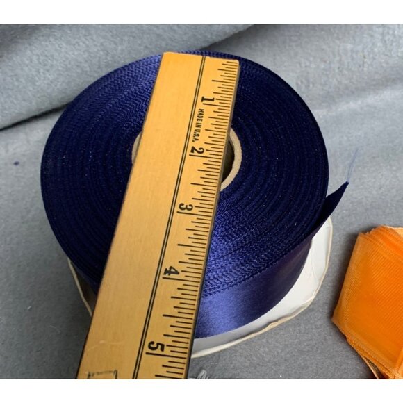 Mixed Assorted Craft Ribbon Collection - Satin & Grosgrain - Vibrant Colors - 10 - Picture 6 of 11